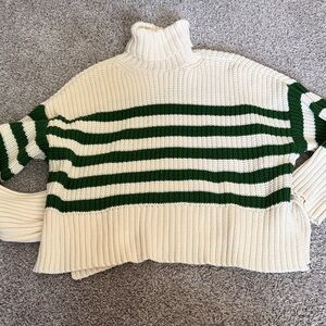 MADEWELL - NWT striped turtleneck